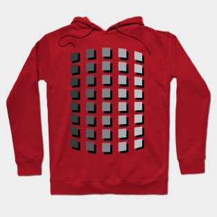 Bulging grid Hoodie